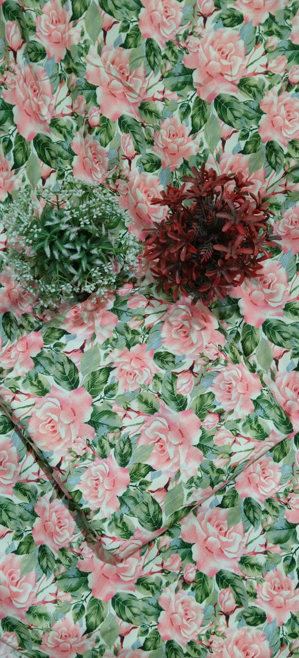 FLORAL PRINTED 2PC D-18