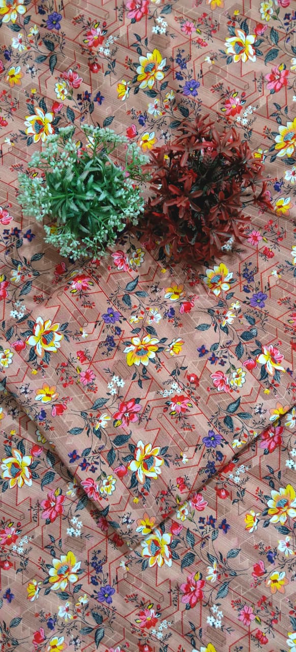 FLORAL PRINTED 2PC D-38