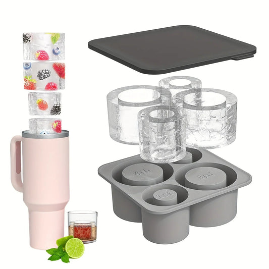 2PCs Cosmetic Storage Box with LED Mirror