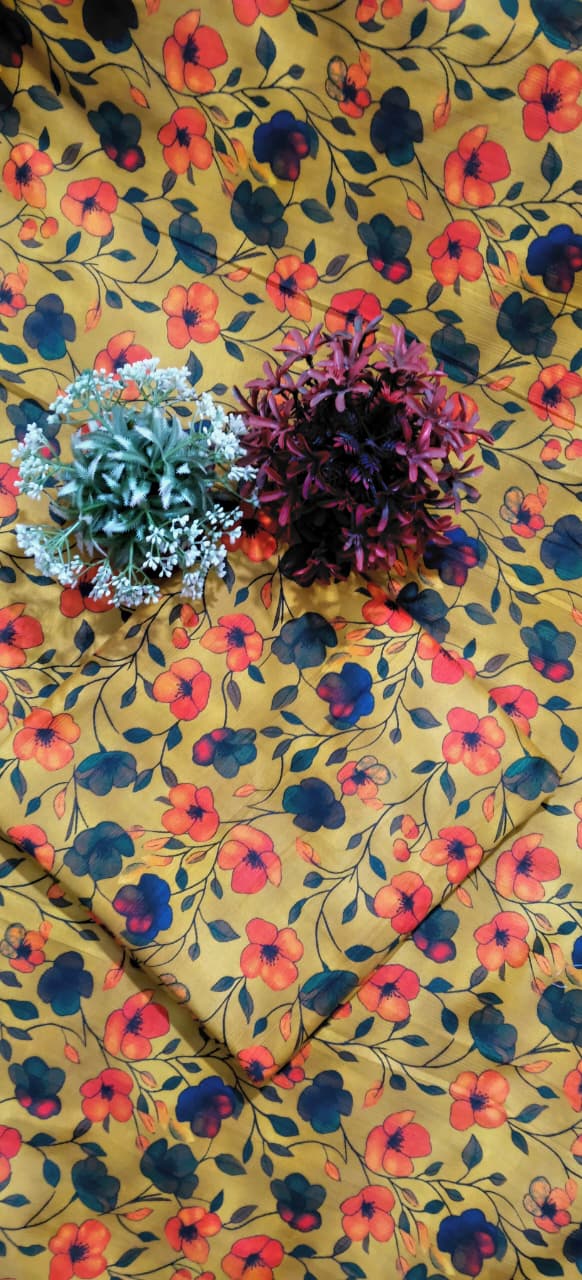FLORAL PRINTED 2PC D-1